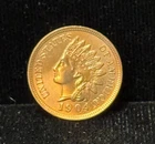 1904 United States Indian Head One Cent Coin 1C