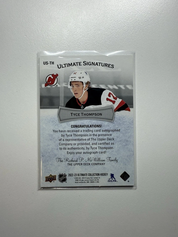 TYCE THOMPSON 2022-23 ULTIMATE COLLECTION SIGNATURES AUTO - Image 2 of 2