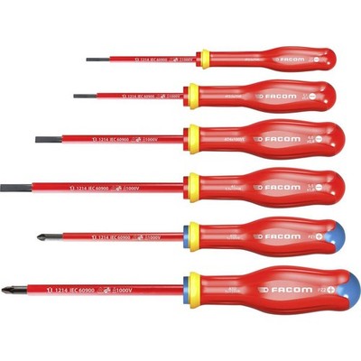 Facom Elektriker Schraubendreher-Set 6teilig