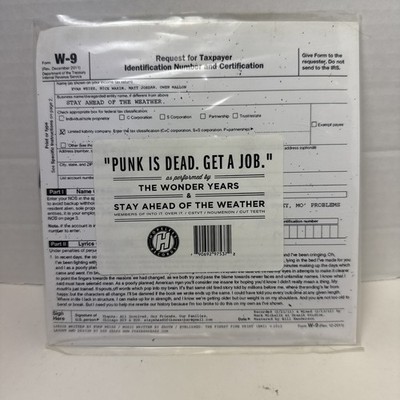 The Wonder Years / Stay Ahead Of The Weather Split 6  - Punk Is Dead Get A Job