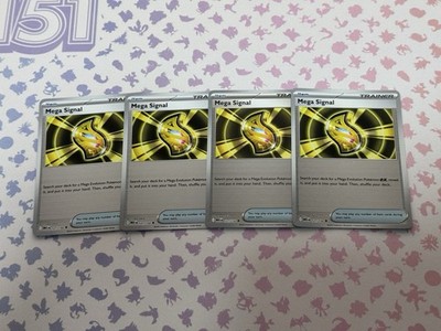 (REVERSE HOLO) Mega Signal - 121/132 - Mega Evolution - Playset