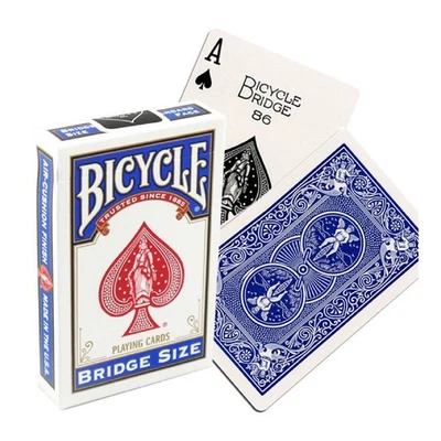 Cartes De Jeu Taille Pont Arrière De Cycliste (Bleu) - Photo 1/4