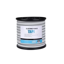 Electric Fence Polytape with 8 Conductors, 1 Inch Width 656 Feet 200 Meter Po...