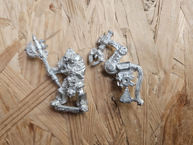Warhammer 40k Space Marine Tecmarine Power Axe Metal Firstborn OOP 1994