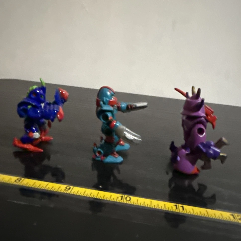Lote de 3 Micro Máquinas Z-bots Mingo Xeno & Zerot Años 90 Galoob LGTI Foto 4 de 4