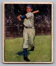 1950 Bowman Set-Break # 10 Tommy Henrich VG-VGEX (crease) *JAYSACE*