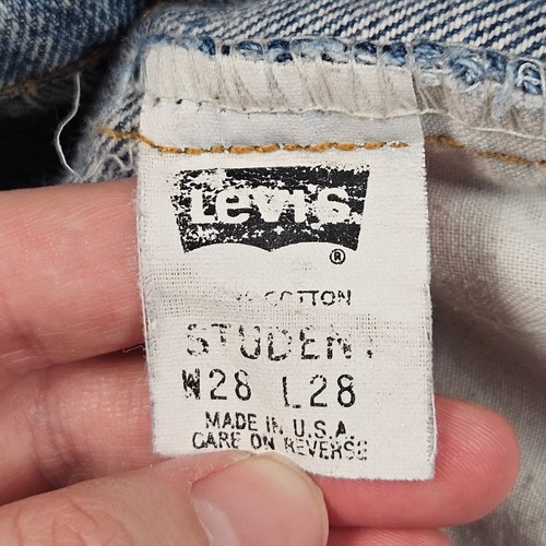 Vintage Levi's 560 Student Jeans Mens 28x28 Orange Tab Made in USA 90s Grunge by Levi's, $34.88 - Photo 11