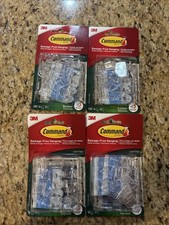 3M Command - Brand Damage-Free Hanging - 16 Clips & 20 Strips Each. 4pack 0.63 per strip