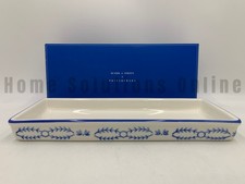 Pottery Barn Mark D. Sikes Clementine Bathroom Tray Blue 13" w S2003C