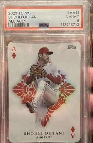 2023 Topps All Aces #AA11 Shohei Ohtani All Aces PSA 8