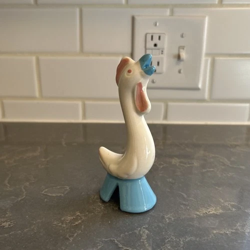 Shawnee Pottery Pie Bird Rooster Vent Mid Century Large 5”  Vtg RARE HTF ~ NICE