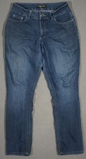 WF01441 SWEET  LEE  RIDERS CURVY FIT MIDRISE SKINNY FIT WOMENS BLUE JEANS sz8M