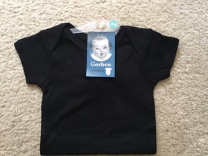 gerber black onesie