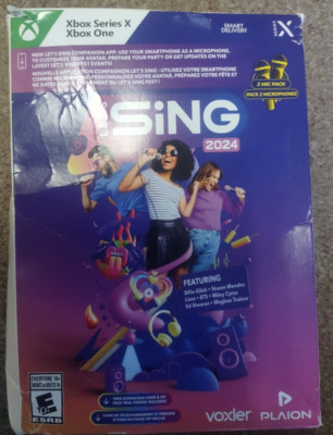 Lets Sing 2024,  2 Microphones ONLY!! VG