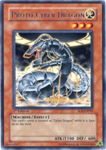 Proto-Cyber Dragon - SOI-EN010 - Rare - Unlimited Edition x3 - Lightly Played