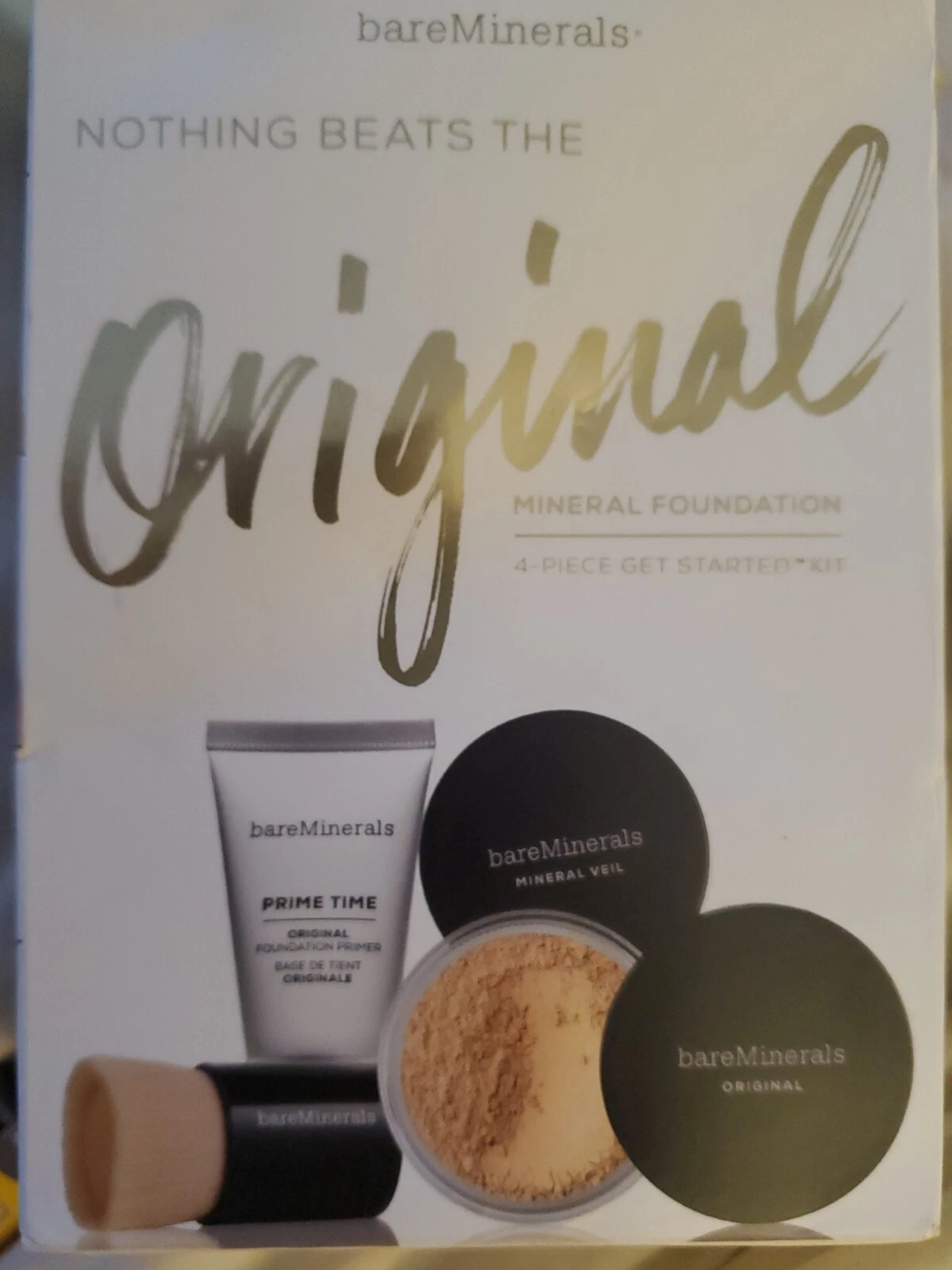 Bareminerals Nothing Beats The Original 4pc Get started Kit Fairly Light 03