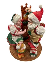 Santas Magical Toyshop Figurine Mrs Claus Mistletoe Cheryl Ann '95 Christmas VTG