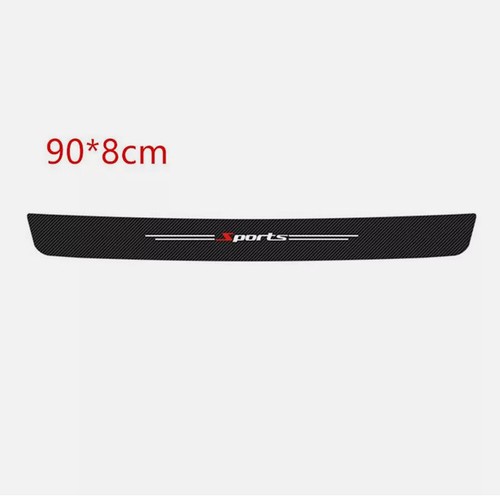 1Pc Carbon Fiber Car Rear Bumper Guard Sticker Trim Trunk Protector Accessories - Picture 12 of 14