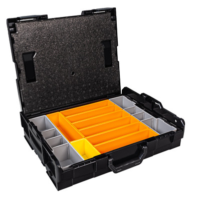 Sortimo Systemkoffer L-Boxx 102 Set mit InsetBoxen F3 und Deckeleinlage