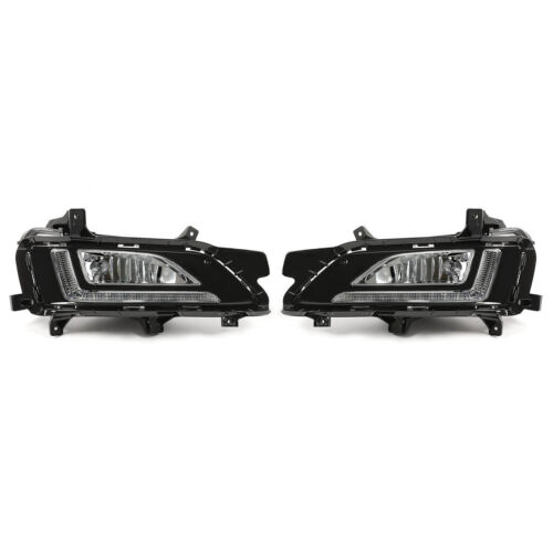 For 2019 2020 2021 Hyundai Tucson LED Fog Lights Front Bumper Lamps with DRL - Picture 21 of 22