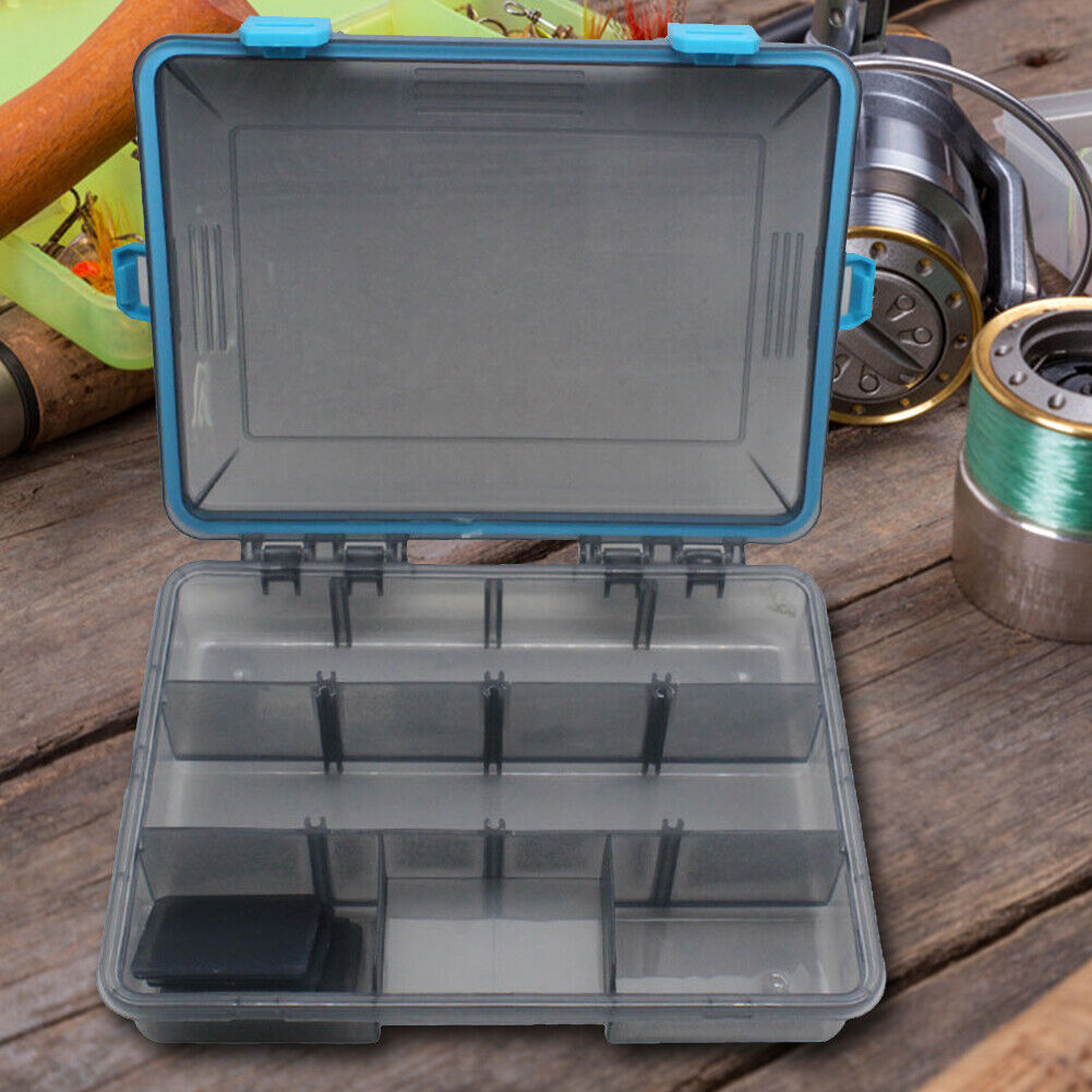 Removable Dividers Portable Fishing Bait Box Fishing Lure Organizer Fishing  Tool