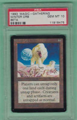 Mtg Beta PSA 10 WINTER ORB | Magic the gathering | GEM MINT | POP