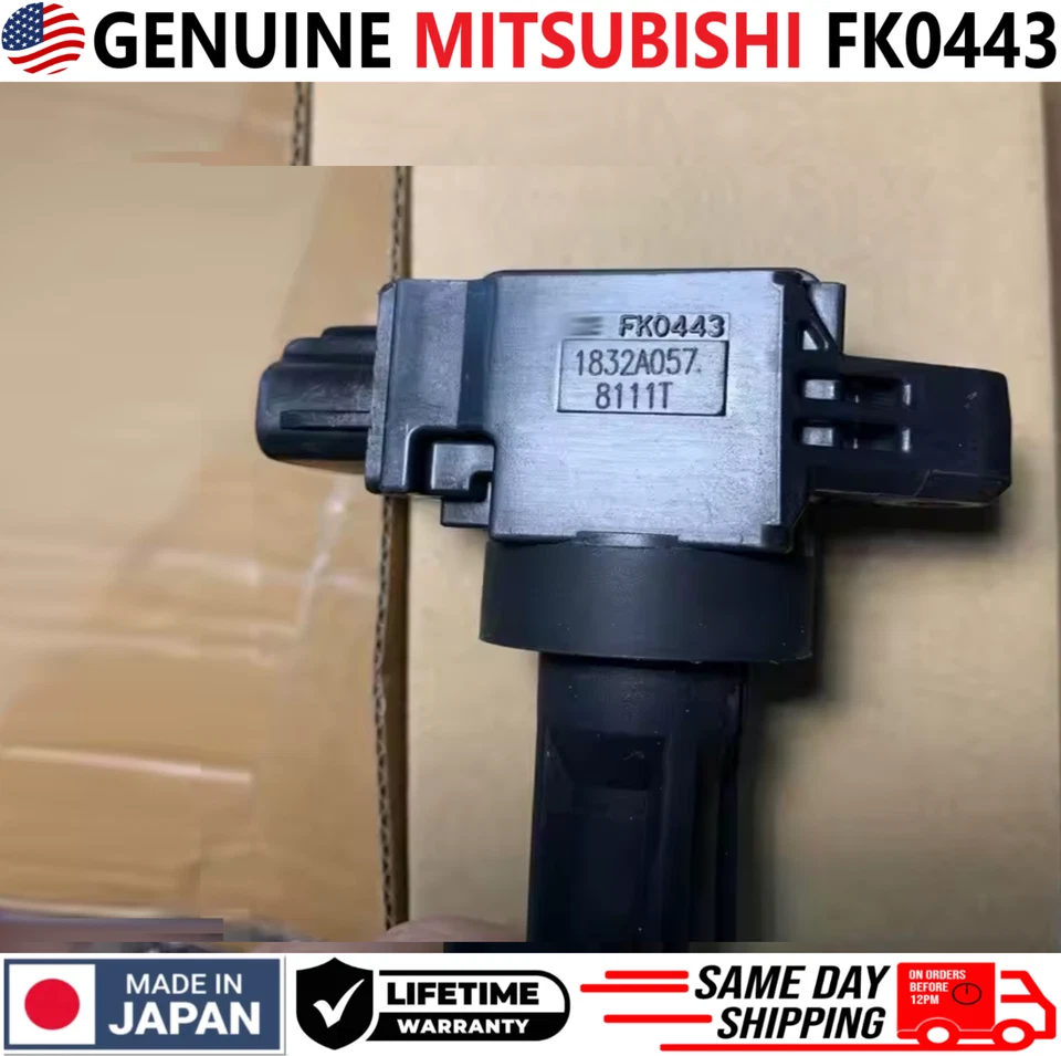Bobina de encendido x1 GENUINA para Mitsubishi Mirage 2014-2022 1,2 L Outlander, FK0443 Foto 2 de 4