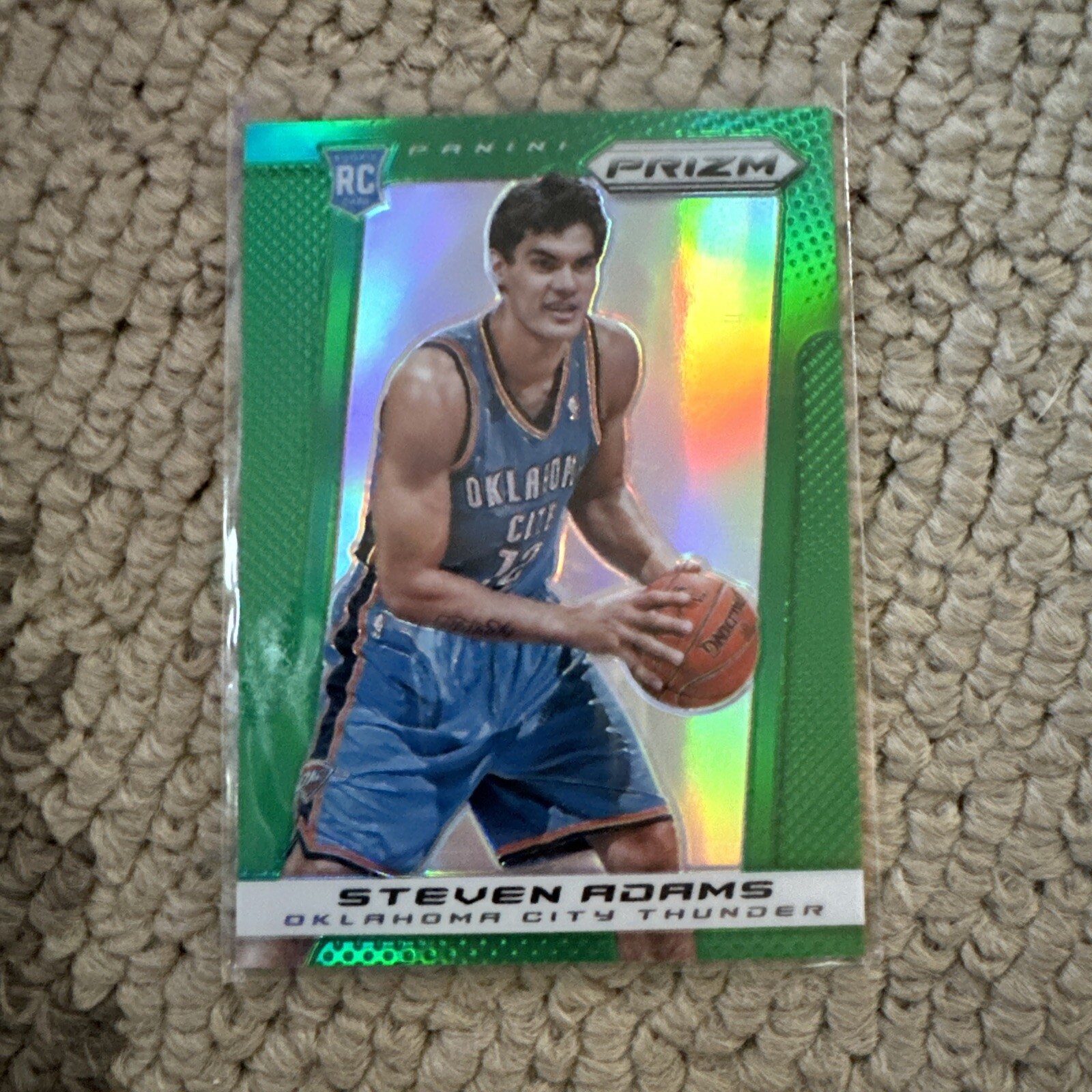 2013-14 Panini Prizm -  Green Prizm #291 Steven Adams (RC)