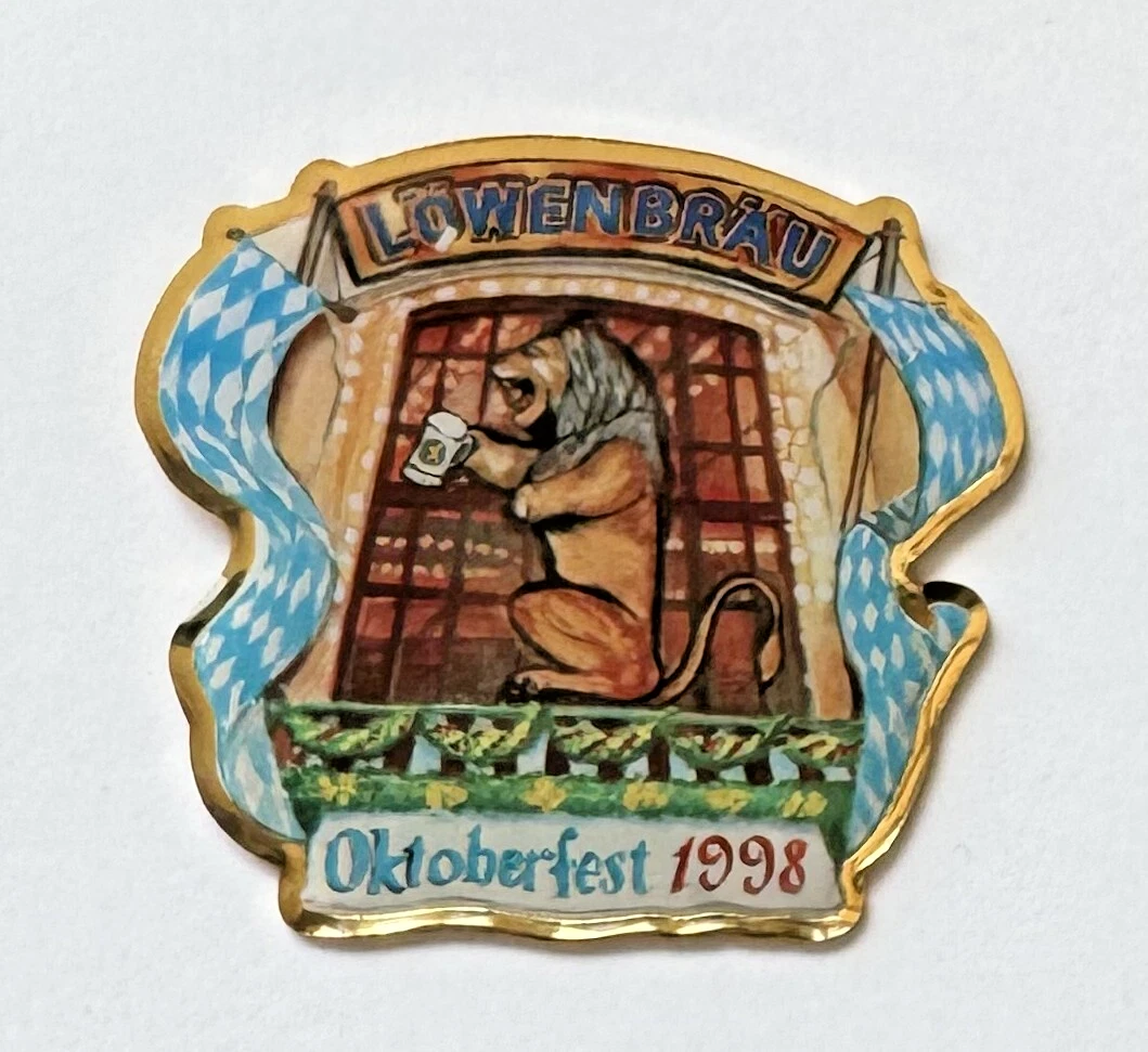 Oktoberfest Pin Augustiner Bräu Bier München no Oide Wiesn in Baden