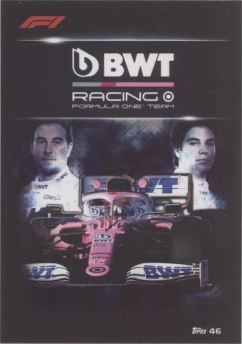 2020 Topps F1 Turbo Attax - Lance Stroll Sergio Perez #46