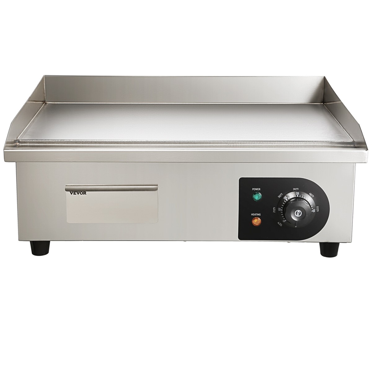 Piastra Elettrica Professionale VEVOR - 3200 W, 535x300 Mm, Temperatura Regolabile 50-300°C, In Acciaio Inox Per Ristoranti E Casa