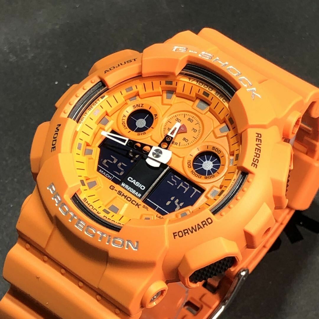 GA-100RS-4A Casio G-Shock Rock Music Concept Analog Digital Men's