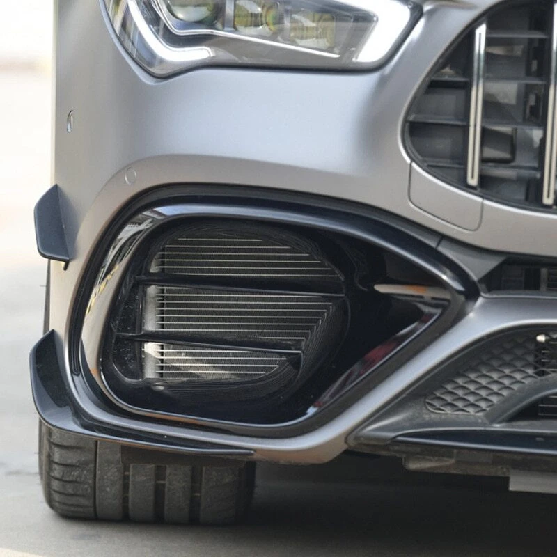 L+R Front Bumper Lip Spoiler For Mercedes Benz CLA Class C118 W118 AMG CLA45 - Image 4 of 4
