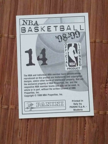 * PICK ANY STICKER * Panini NBA Basketball 1998 1999 98 99 NEW UPDATED LIST - Zdjęcie 25 z 299