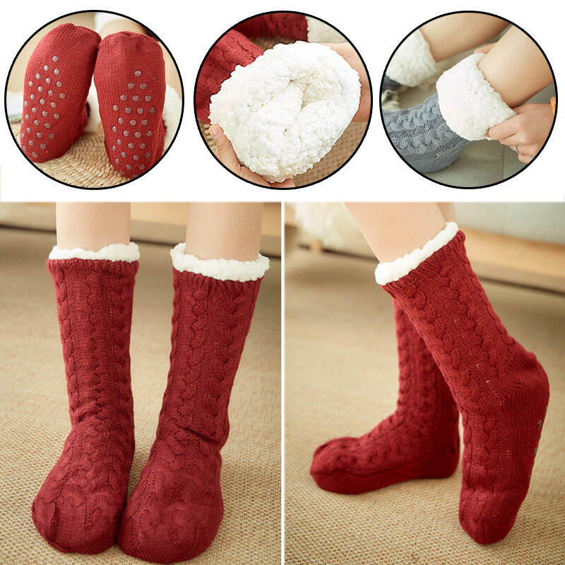 APL Calze in Pile Scarpe da Camera da Letto Per Dormire Letto Lungo Caldo Ispessimento ↑