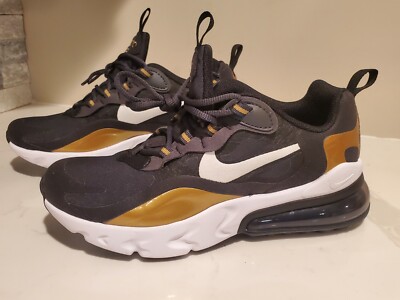 Air Max 270 React Metallic Gold (GS)  SZ 7Y