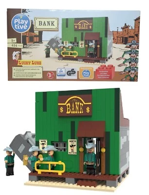 Playtive Lucky Luke Bank 434 Teile Bausteine Klemmbausteine Western NEU & OVP