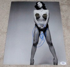 DITA VON TEESE SEXY MODEL BURLESQUE HAND SIGNED AUTHENTIC 11X14 PHOTO w/COA 