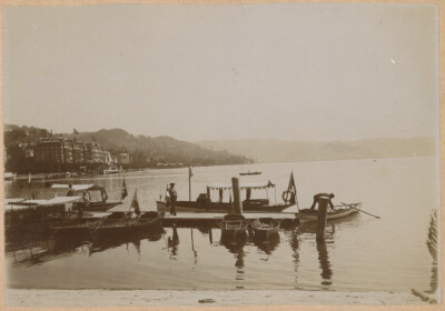 -ansicht Luzern Und Fluelen. Luzern. Bateau. Suisse. Switzerland. 1890-1900