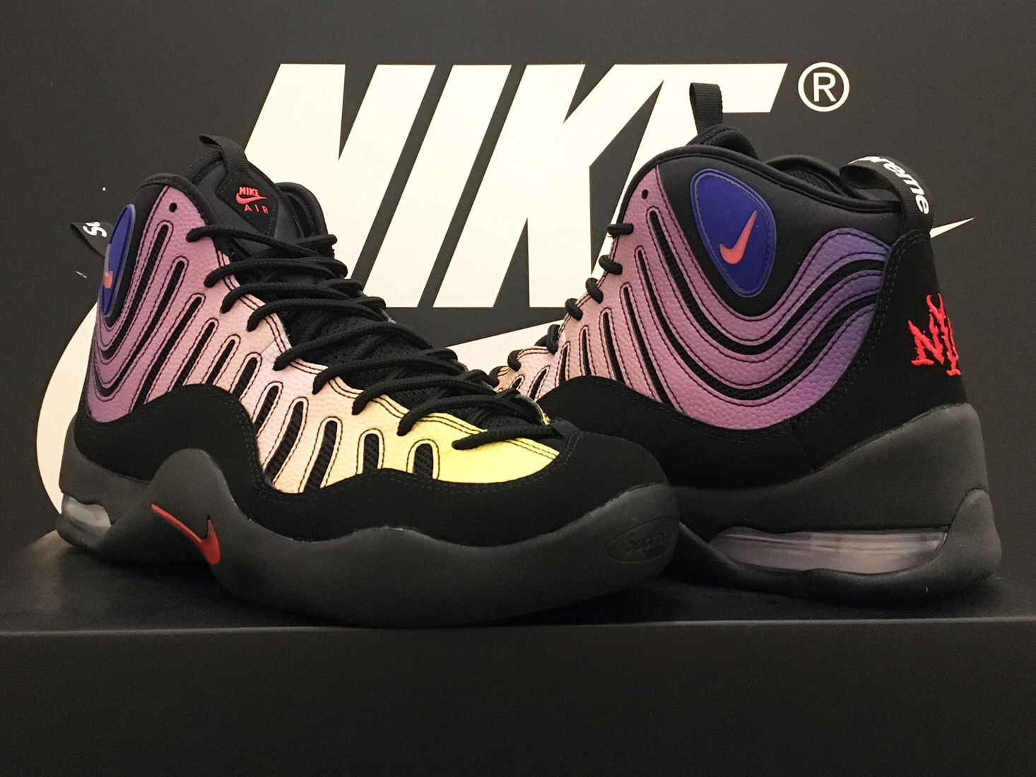 VINTAGE 2023 NIKE AIR BAKIN SP UK10 EU45 SUPREME OG RODMAN JORDAN DUNK 1 3 4 11 RARE