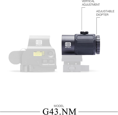 EOTech G43.NM Red Dot Sight Magnifier, No Mount, 3x Magnifier | eBay