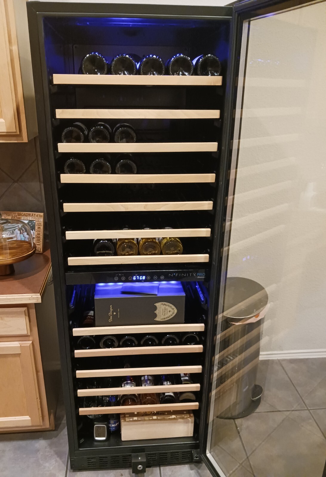 N’finity Pro166 Dual Zone Wine Cellar (Stainless Steel) holds 166 bottles eBay