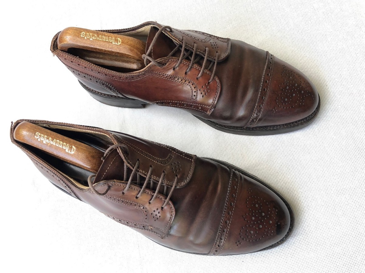 Alden 2145 Shell Cordovan Cap Toe Medallion shoes Sz US 8 C Alden 2145 Shell Cordovan Cap Toe Medallion shoes Sz US 8 C