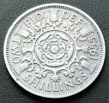 2 Shillings 1955 Great Britain 🇬🇧 KM# 906, SP# 4146 