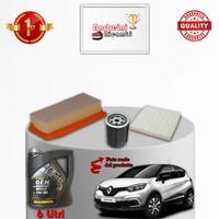 Set Service 3 Filter Und ÖL Renault Captur 1.6 84KW 114CV Von 2018->