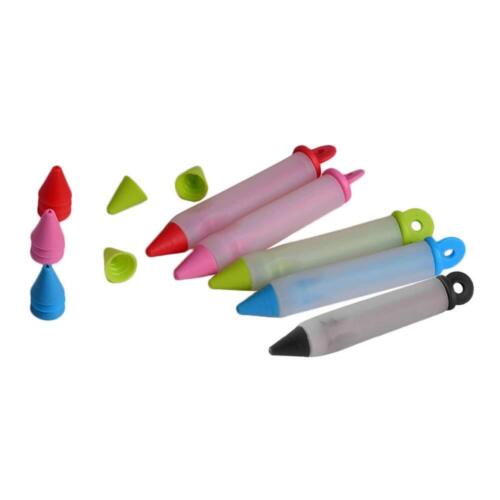 4Pcs Silicone Food Writing Pen Cake Decorating Tool Chocolate Cake Decoration... - Picture 6 of 7