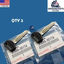 GENUINE OEM TOYOTA COROLLA 4RUNNER SUPRA PICKUP MR2 ECHO UNCUT BLANK KEY SET