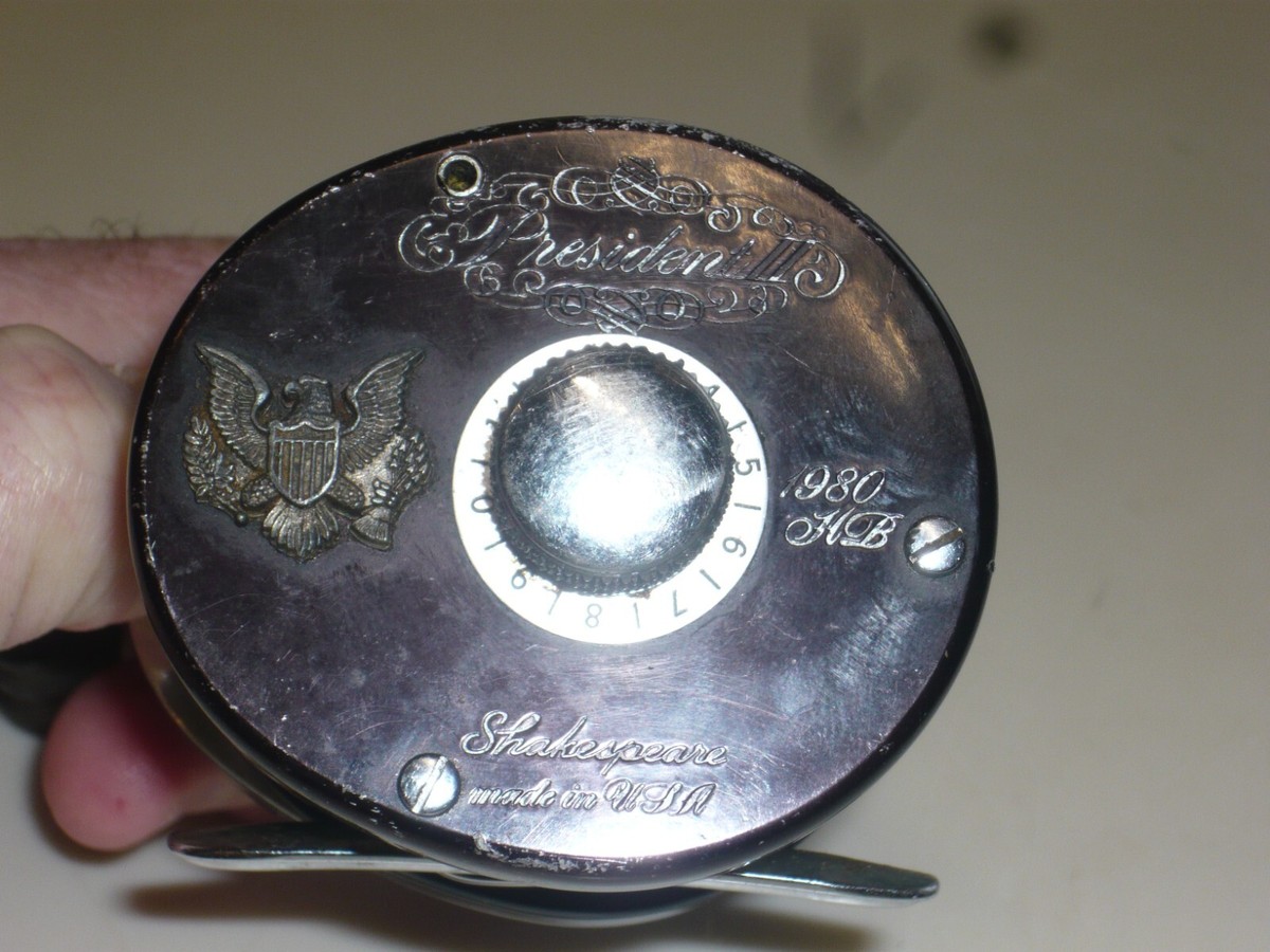 Vintage- 1980 Shakespeare President Fishing Reel - Made In USA Vintage- 1980 Shakespeare President Fishing Reel - Made In USA
