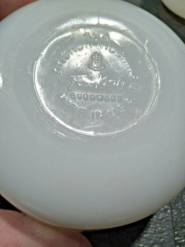Set Of 6 Fire King Oven Proof Milk Glass Custard Dish 6 oz. 434 Anchor Hocking - Picture 4 of 7
