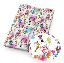 Characters FAUX LEATHER SHEET 8" X 12" Movie 1210725 cartoon character SMOOTH